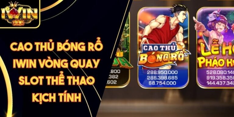 Cao Thủ Bóng Rổ Iwin Vòng Quay Slot Thể Thao Kịch Tính
