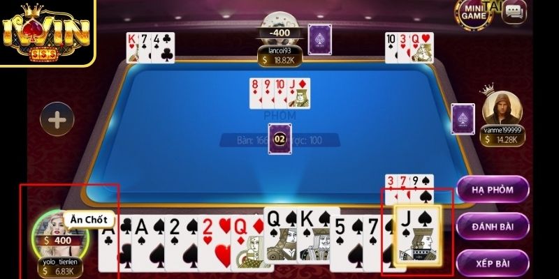 Phỏm Iwin là game tính điểm chặt chẽ