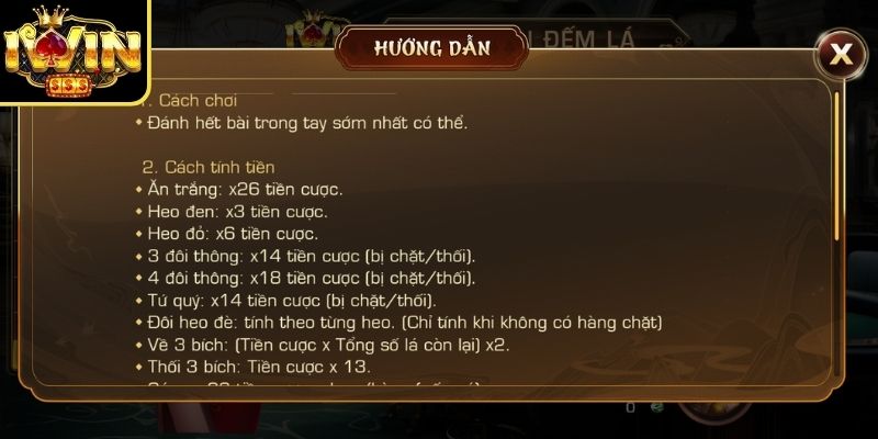 Tiến Lên Đếm Lá Iwin - Tuyệt Phẩm Giải Trí Đẳng Cấp 2 Chơi tiến lên đếm lá Iwin có thể chặt chồng