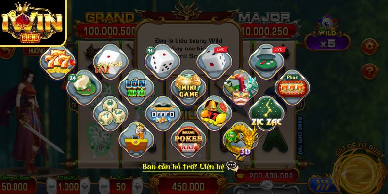 Những biểu tượng chỉ riêng phiên bản slot này mới có